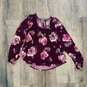 Charlotte Russe Womans Floral Blouse